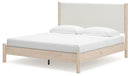Cadmori Queen Upholstered Panel Bed (Bed Size: King)