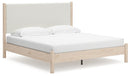 Cadmori Queen Upholstered Panel Bed (Bed Size: King)
