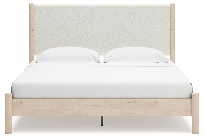 Cadmori King Upholstered Panel Bed