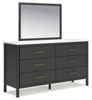 Cadmori King Panel Bed, Dresser, Mirror and Nightstand