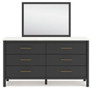 Cadmori Queen Panel Bed, Dresser, Mirror and Nightstand