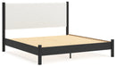 Cadmori Queen Upholstered Panel Bed (Bed Size: King)
