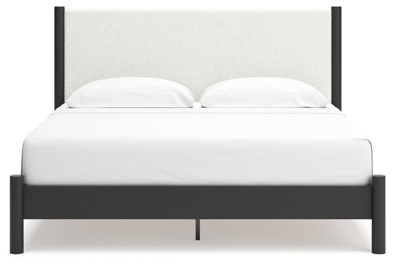 Cadmori King Panel Bed, Dresser, Mirror and Nightstand