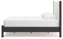 Cadmori Queen Upholstered Panel Bed (Bed Size: King)