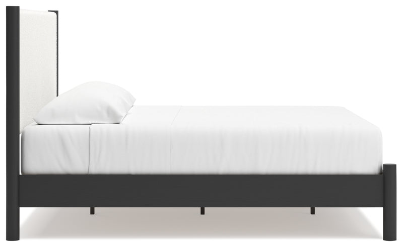 Cadmori Queen Upholstered Panel Bed (Bed Size: King)