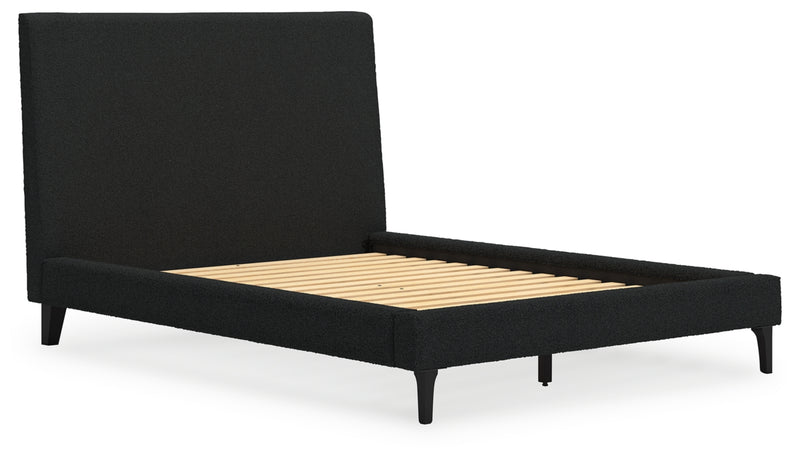 Cadmori Queen Upholstered Bed with Roll Slats (Bed Size: Full)