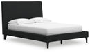 Cadmori Full Upholstered Bed with Roll Slats