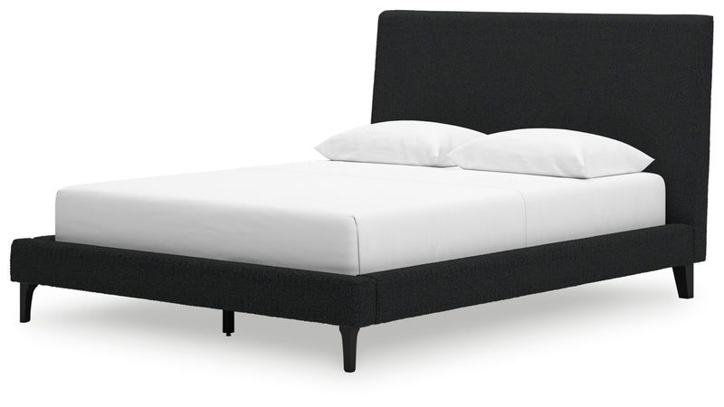 Cadmori Queen Upholstered Bed with Roll Slats (Bed Size: Queen)