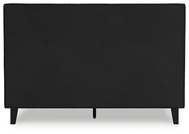 Cadmori Queen Upholstered Bed with Roll Slats (Bed Size: Queen)