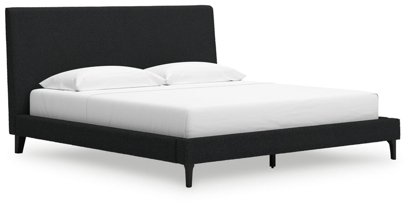 Cadmori King Upholstered Bed with Roll Slats
