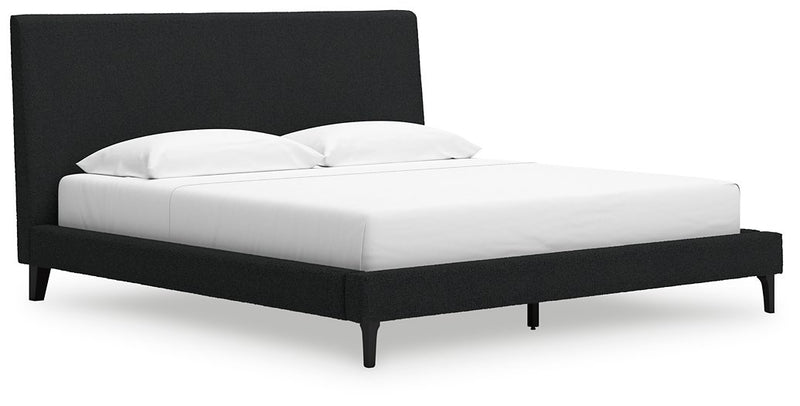 Cadmori Upholstered Bed with Roll Slats