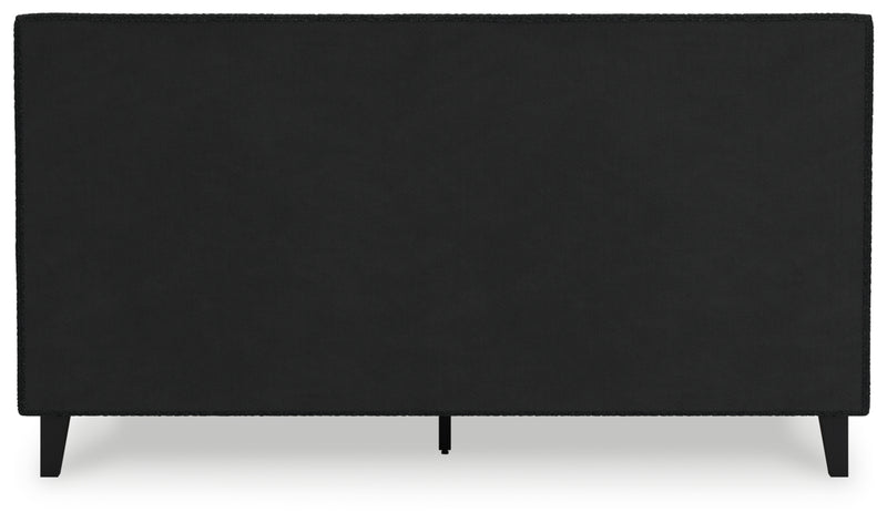 Cadmori Queen Upholstered Bed with Roll Slats (Bed Size: King)