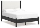 Cadmori Queen Upholstered Panel Bed (Bed Size: Full)