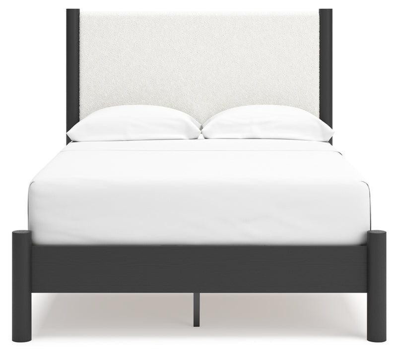 Cadmori Queen Upholstered Panel Bed (Bed Size: Full)