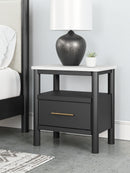 Cadmori Queen Panel Bed, Dresser, Mirror and Nightstand