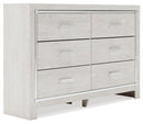 Altyra Full Upholstered Panel Bed, Dresser and Nightstand