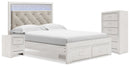 Altyra Queen Storage Bed, Chest and Nightstand