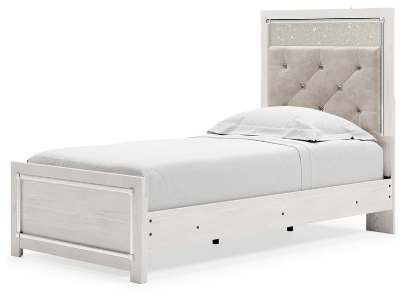 Altyra Twin Panel Bed, Dresser, Mirror and Nightstand