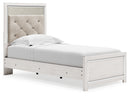 Altyra Twin Panel Bed, Dresser, Mirror and Nightstand