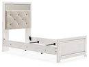 Altyra Twin Panel Bed, Dresser, Mirror and Nightstand