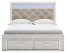 Altyra Queen Storage Bed, Dresser Mirror, Chest and 2 Nightstands