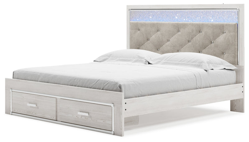 Altyra King Storage Bed, Dresser and Nightstand