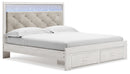 Altyra King Storage Bed, Dresser and Nightstand