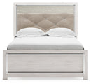 Altyra Full Upholstered Panel Bed, Dresser and Nightstand
