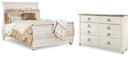 Willowton Queen Sleigh Bed and Dresser