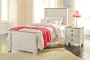 Willowton Queen Panel Bed (Bed Size: Twin)