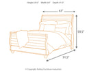 Willowton Queen Sleigh Bed (Bed Size: Queen)