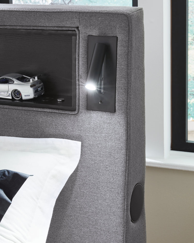 Verishaw Twin Upholstered Bed