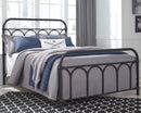 Nashburg Queen Metal Bed (Bed Size: Full)