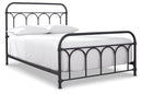 Nashburg Queen Metal Bed (Bed Size: Full)
