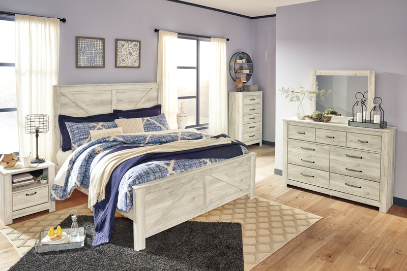 Bellaby Queen Crossbuck Panel Bed (Bed Size: King)