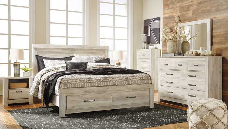 Bellaby King Platform Bed with 2 Storage Drawers