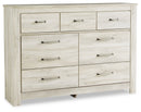 Bellaby King Panel Storage Bed, Dresser, Mirror and Nightstand