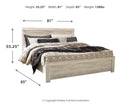 Bellaby Queen Panel Bed (Bed Size: King)