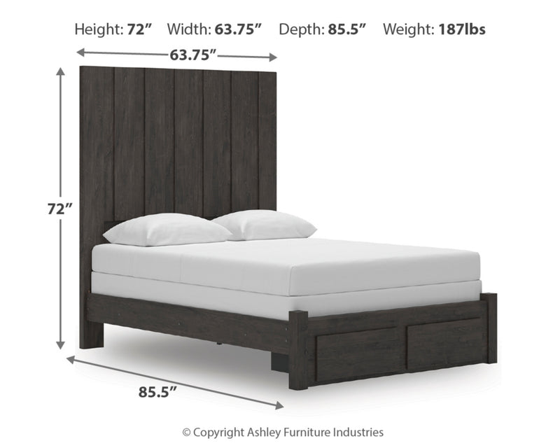 Fraluna Queen Panel Storage Bed (Bed Size: Queen)