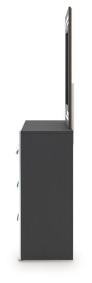 Zuraleus King Panel Bed, Dresser, Mirror and Nightstand