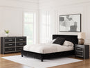 Zuraleus Queen Upholstered Bed, Dresser and Nightstand