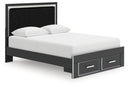 Zuraleus Queen Upholstered Panel Platform Storage Bed