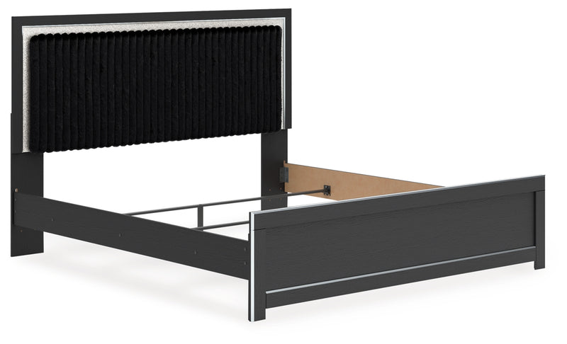 Zuraleus King Panel Bed, Dresser, Mirror and Nightstand