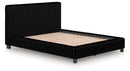 Zuraleus Queen Upholstered Bed, Dresser and Nightstand
