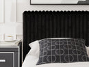 Zuraleus Queen Upholstered Bed, Dresser and Nightstand