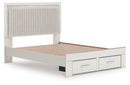 Zuraleus Queen Upholstered Panel Platform Storage Bed