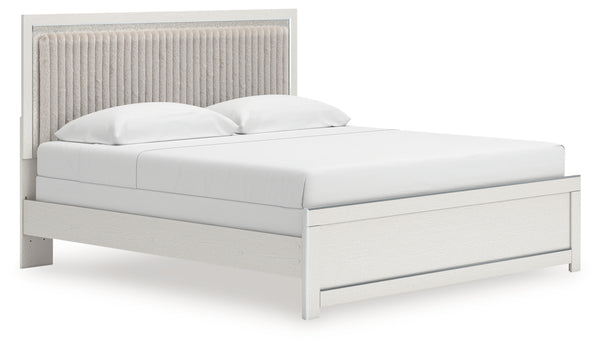 Zuraleus King Upholstered Panel Bed