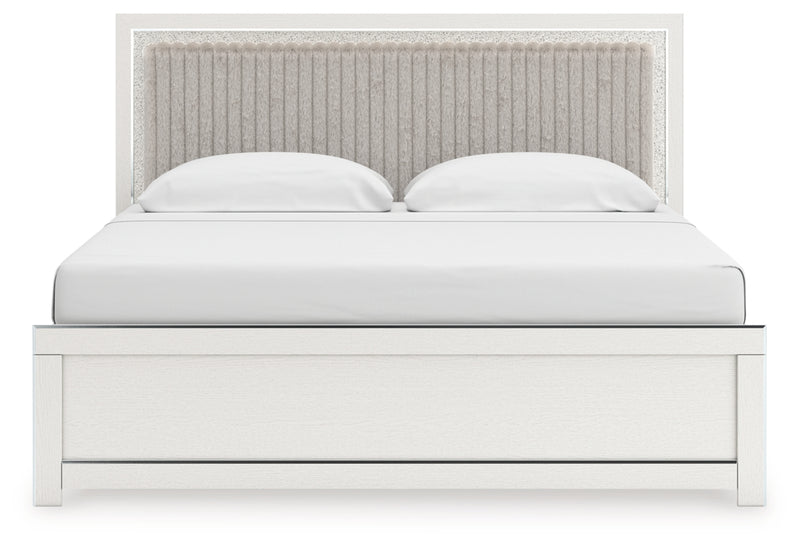 Zuraleus King Upholstered Panel Bed