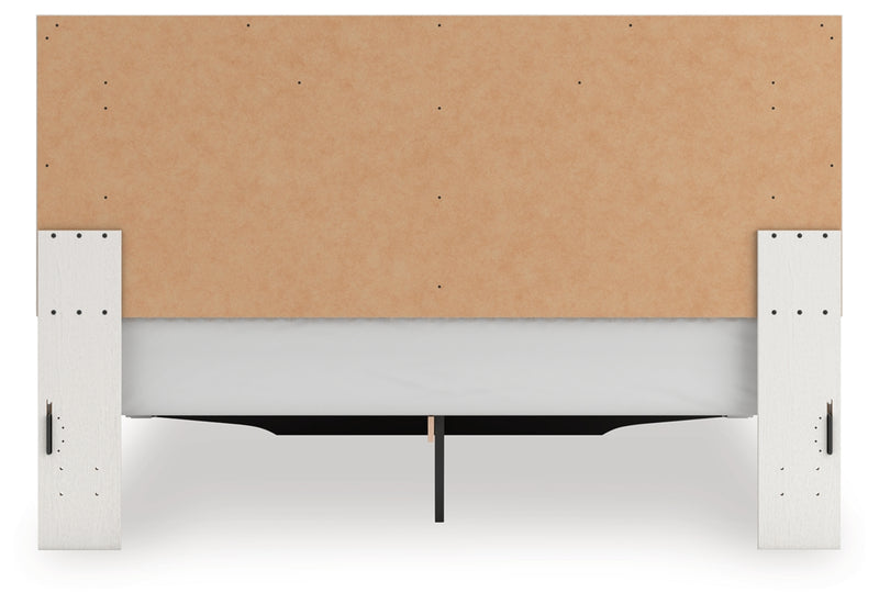 Zuraleus King Upholstered Panel Platform Storage Bed