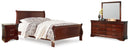 Alisdair King Sleigh Bed, Dresser, Mirror and Nightstand